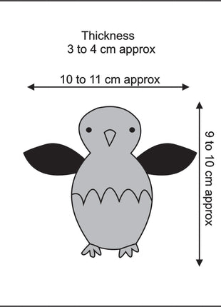 Handmade Wool Felt Penguin Hanging Ornament – Cute Penguin Christmas & Winter Home Décor