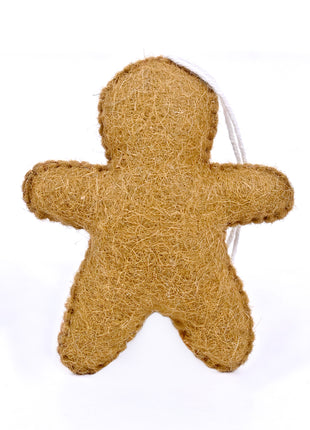 Handmade Gingerbread Man Wool Felt Hanging Ornament – Christmas Tree Decoration & Holiday Home Décor