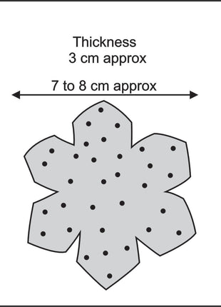 Handmade Snowflake Wool Felt Hanging Ornament – Elegant Christmas Snowflake Decoration for Tree & Winter Home Décor