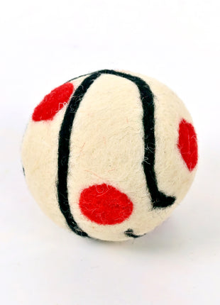 Handmade Wool Felt Soft Ball Toy – Montessori Felt Sensory Ball for Babies, Toddlers & Kids