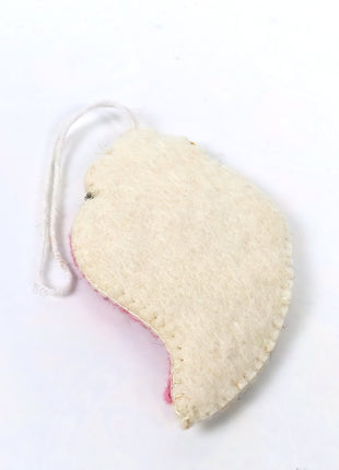 Handmade Angel Wing Wool Felt Hanging Ornament – Embroidered Felt Wing Decoration for Christmas Tree, Home & Spiritual Décor