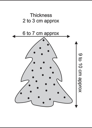 Handmade Red Christmas Tree Wool Felt Hanging Ornament – Festive Felt Tree Decoration for Christmas Tree & Holiday Home Décor