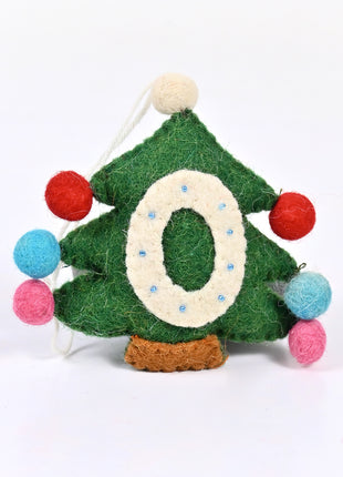 Handmade Christmas Tree Wool Felt Hanging Ornament – Festive Felt Tree Decoration for Christmas Tree & Holiday Home Décor