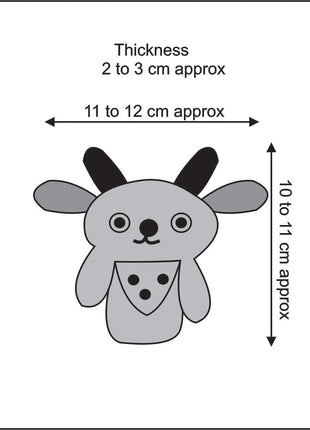 Handmade Reindeer Wool Felt Hanging Ornament – Cute Christmas Reindeer Decoration for Christmas Tree & Holiday Home Décor