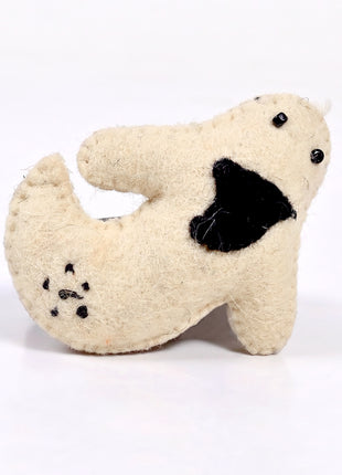 Halloween Ghost Wool Felt Hanging Ornament – Handmade Cute Ghost Felt Decoration for Halloween Tree