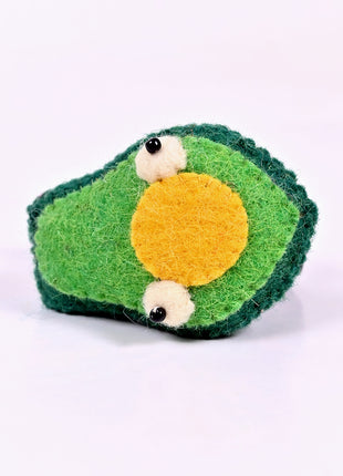 Handmade Avocado Wool Felt Hanging Ornament – Cute Felt Avocado Decoration for Nursery, Kids Room, Christmas Tree