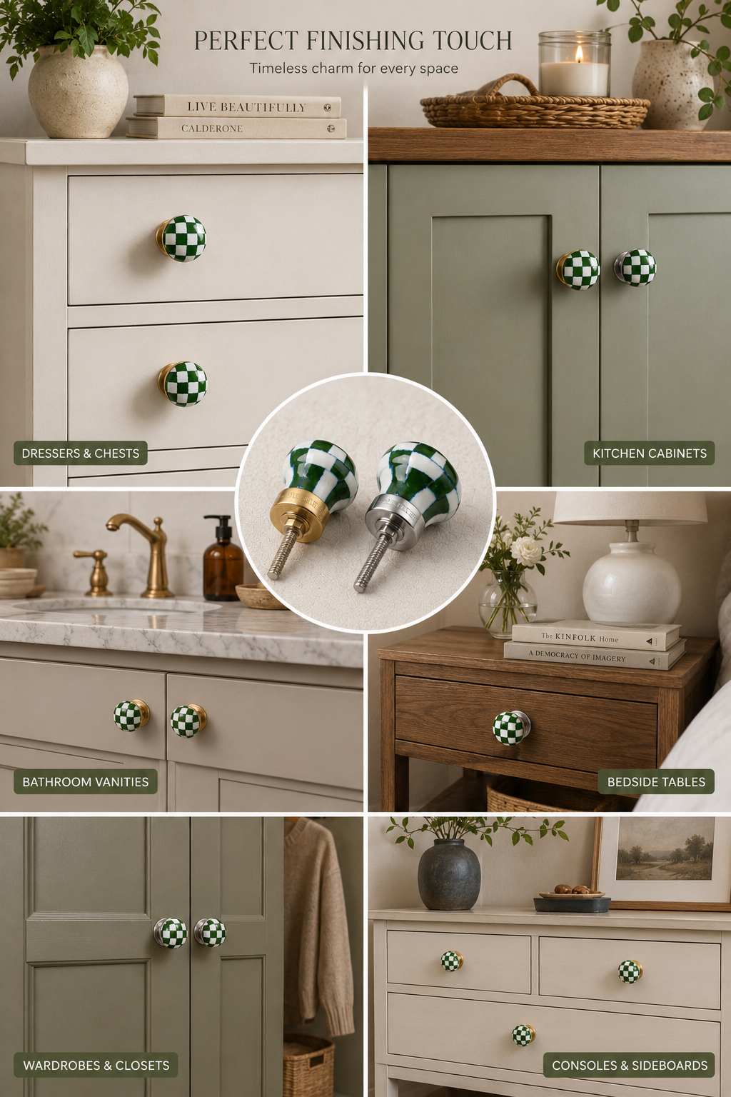 green knobs for dresser Daisy Too Knob ~ Ceramic Pull ~ Cabinet Hardware ~ Drawer Pull ~ Dresser Knobs ~ Lime Green ~ White