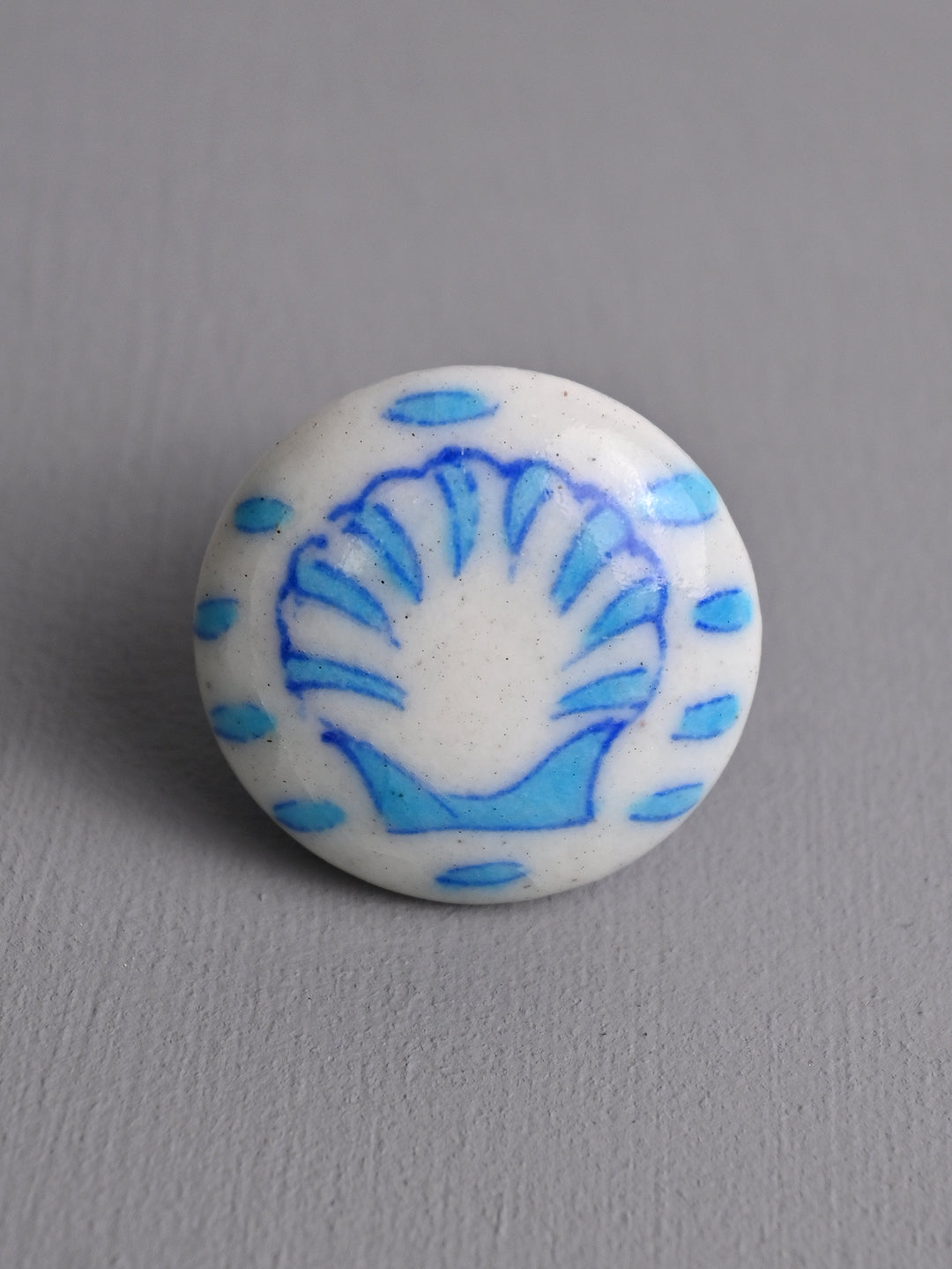 blue and white dresser knobs Blue Delft Cabinet Knobs Vintage Transferware Plate Designs Set #1 (6 knobs) / Extra Small
