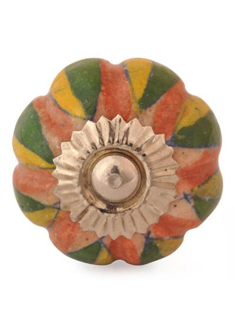 Green,Yellow and Brown Melon knob