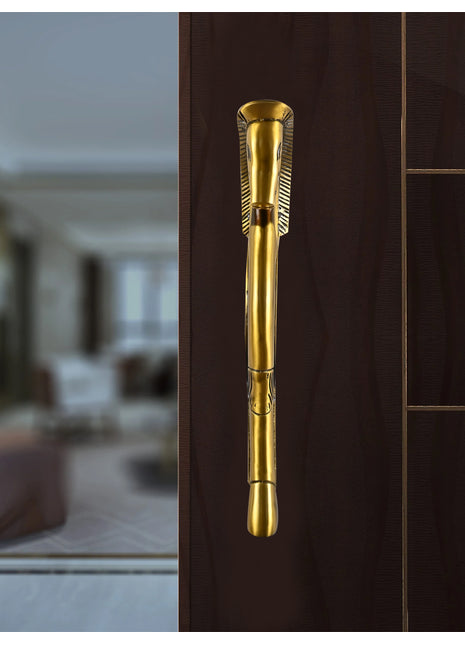 Egyptian Horse Antique Brass Finished Door Handles - Vintage Style Cabinet Furniture Hardware