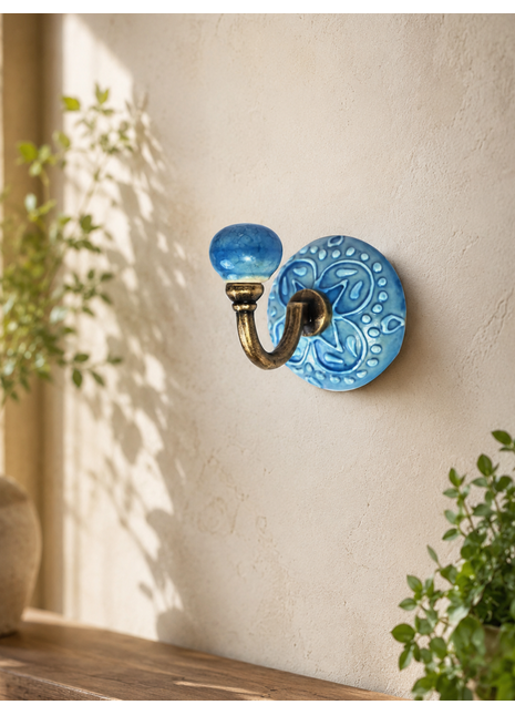 Handmade Ceramic Round Wall Hook