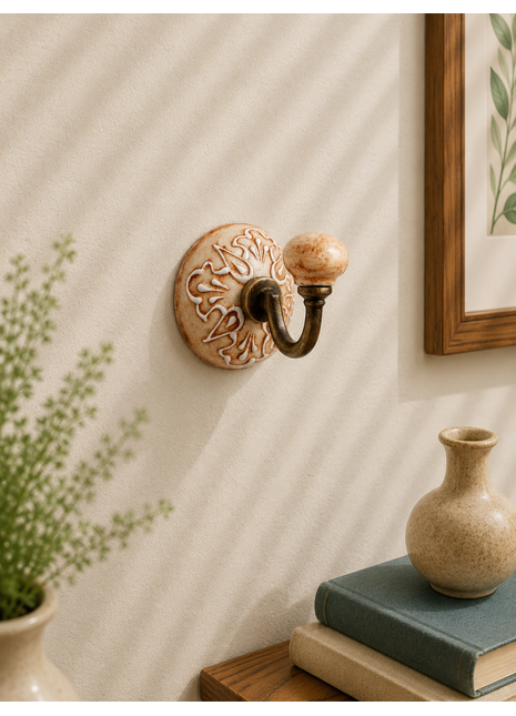 Handmade Ceramic Round Wall Hook
