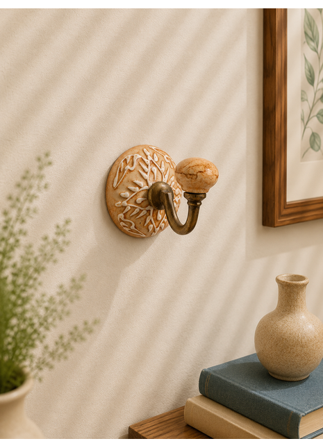 Handmade Ceramic Round Wall Hook