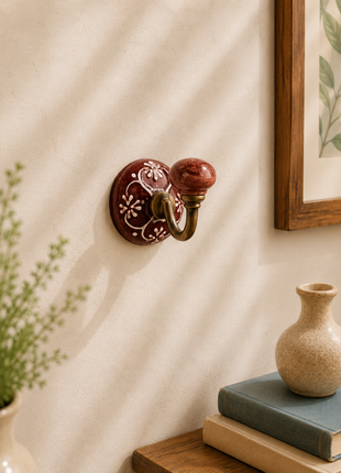 Handmade Ceramic Round Wall Hook