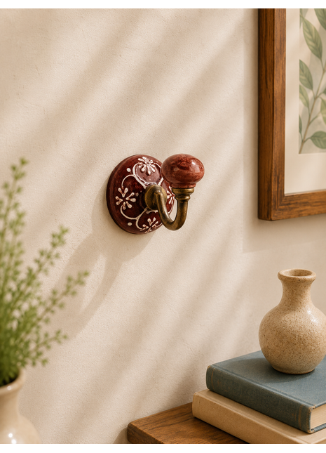 Handmade Ceramic Round Wall Hook