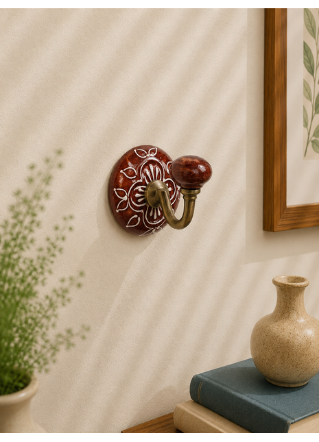 Handmade Ceramic Round Wall Hook