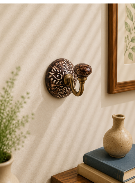 Handmade Ceramic Round Wall Hook