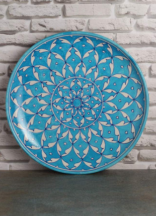 Turquoise and White Color Plate 12