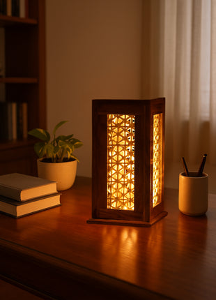 Beautiful Unique Wooden Table lamp