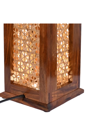 Beautiful Unique Wooden Table lamp