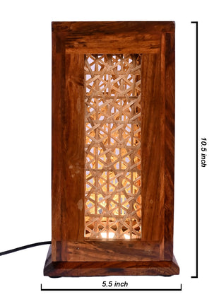 Beautiful Unique Wooden Table lamp