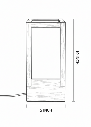 Beautiful Unique Wooden Table lamp