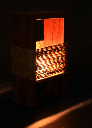 Beautiful Unique Wooden Table lamp