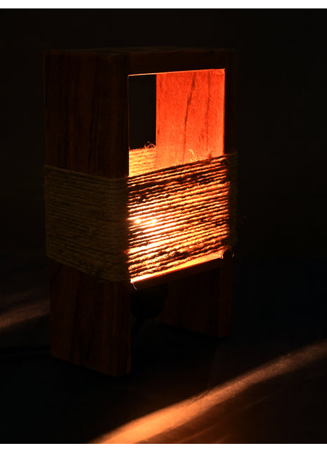Beautiful Unique Wooden Table lamp