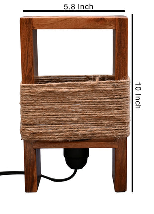 Beautiful Unique Wooden Table lamp