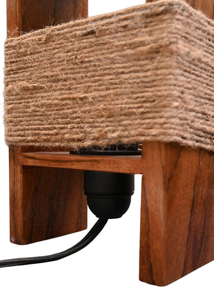 Beautiful Unique Wooden Table lamp