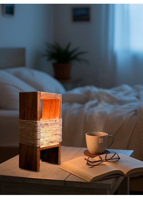 Beautiful Unique Wooden Table lamp