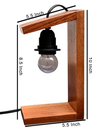 Beautiful Unique Wooden Table lamp