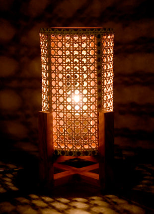 Beautiful Unique Wooden Table lamp