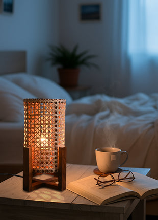 Beautiful Unique Wooden Table lamp