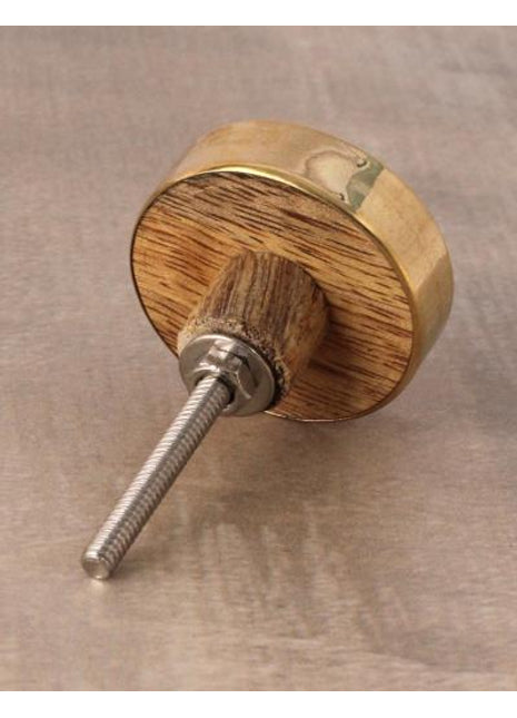 Well Designed Golden and Black Zig Zag Pattern Wardrobe Cabinet Knob