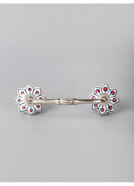 Red Dot Melon Ceramic Door Pull