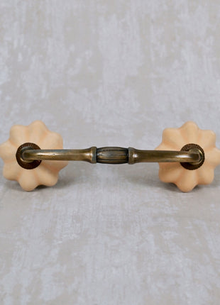 Flower Shaped Design Ceramic Kitchen Cabinet Pull