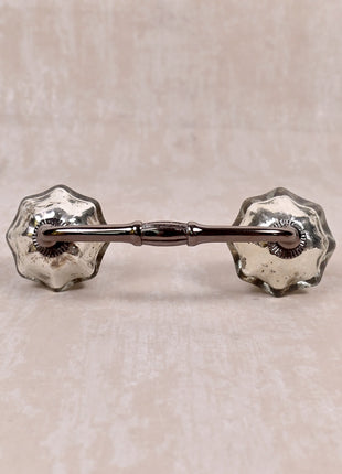 Well Designed Silver Metallic Kitchen Glass Cabinet Pull