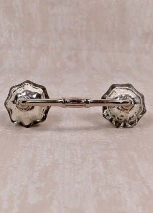 Well Designed Silver Metallic Kitchen Glass Cabinet Pull