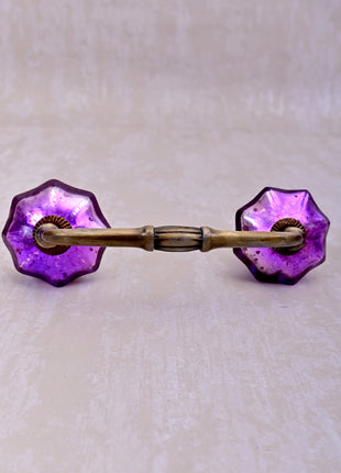 Antique Metallic Glass Bathroom cabinet Pull