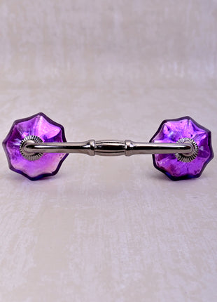 Antique Metallic Glass Bathroom cabinet Pull