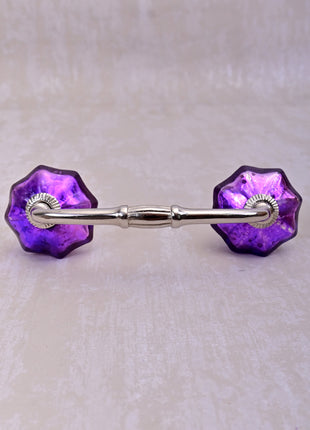 Antique Metallic Glass Bathroom cabinet Pull