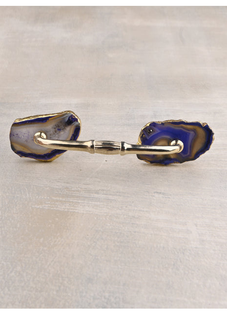 Decorative Assorted Handmade Agate Stone Natural Cabinet Furniture Pull