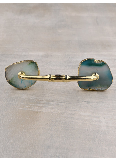 Decorative Assorted Handmade Agate Stone Natural Cabinet Furniture Pull