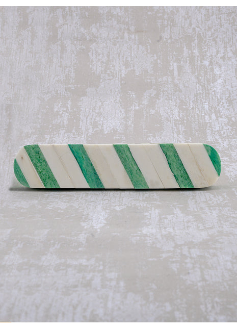 Natural Handmade Horn Bone Drawer Pull-Green White