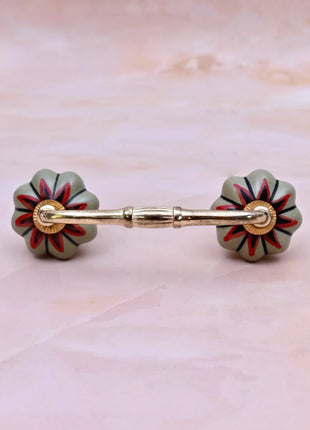 Multicolor Ceramic Knob Door Pull