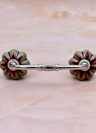 Multicolor Ceramic Knob Door Pull