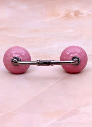 Pink Ceramic Knob Door Pull