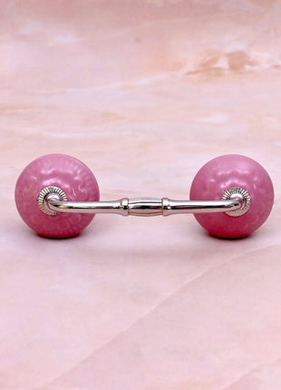 Pink Ceramic Knob Door Pull