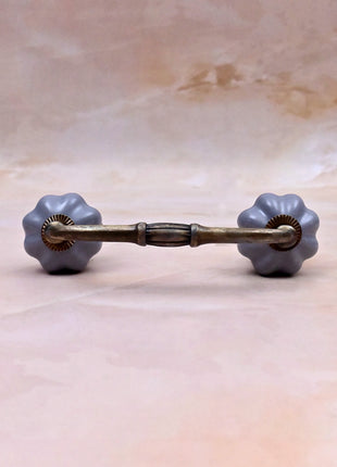 Gray Ceramic Knob Door Pull